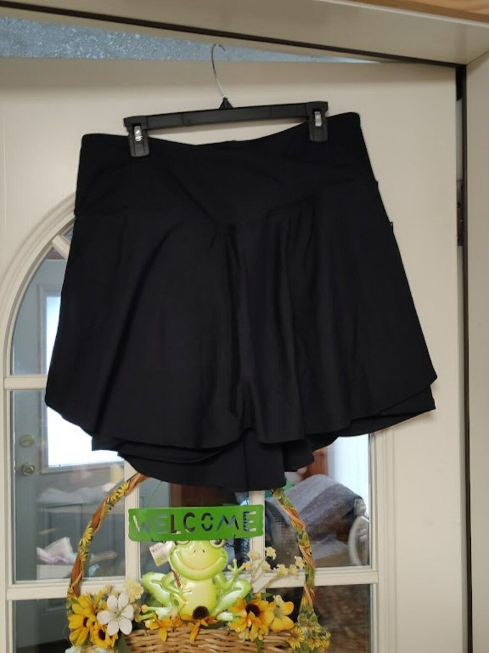 New Torrid Active Black Performance Core Mini Skirt Bike Shorts Underneath 1X